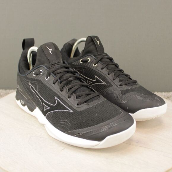Mizuno Wave Luminous 2 Volleyball Shoes Womens 9.5 Gray Black - Picture 2 of 10